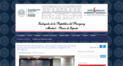 Desktop Screenshot of embajadadelparaguay.es